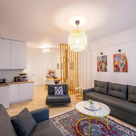 公寓 Arline's Luxury Retreat House Sarandë